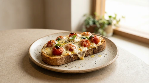 Cheese and Tomato Toast (Sourdough)