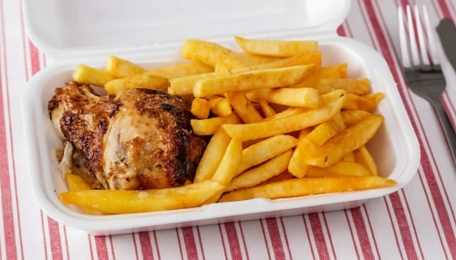 Chicken and Chips or Rice