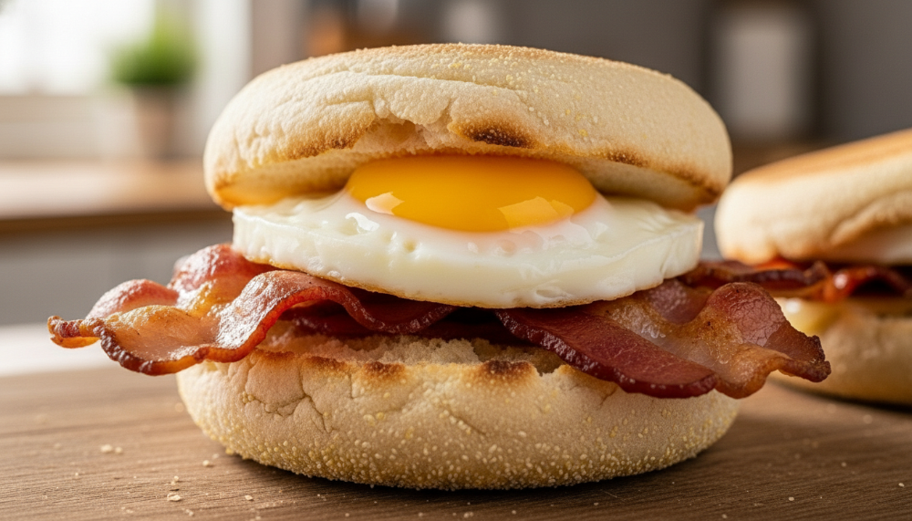 Egg and Bacon Muffin