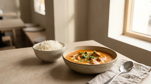 Butter Chicken and Rice