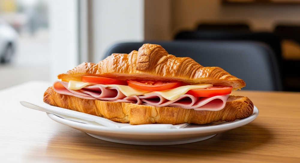 Ham, Cheese & Tomato Croissant