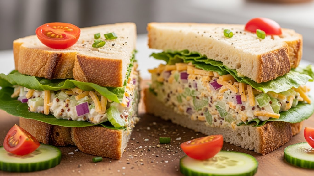 Cheese Salad Sandwich