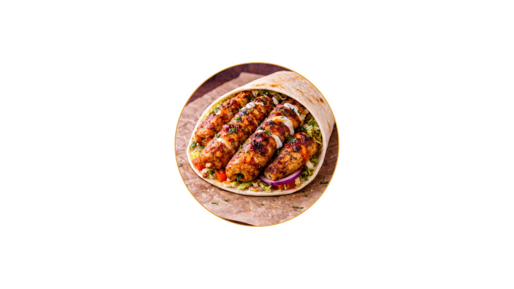 Chicken Skewer in Wrap