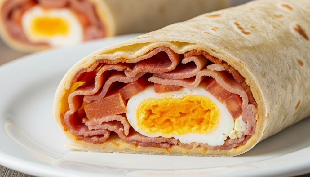 Egg and Bacon Wrap