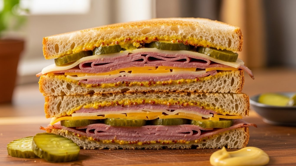 Ham Cheese Sweet Mustard Pickles