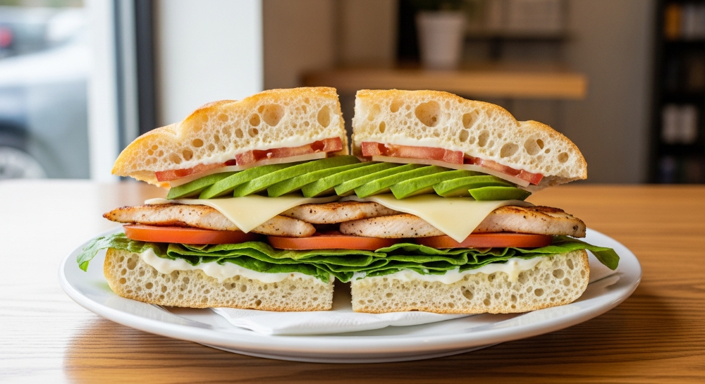 Chicken Avo Focaccia