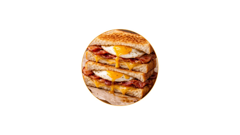 Egg and Bacon Toastie