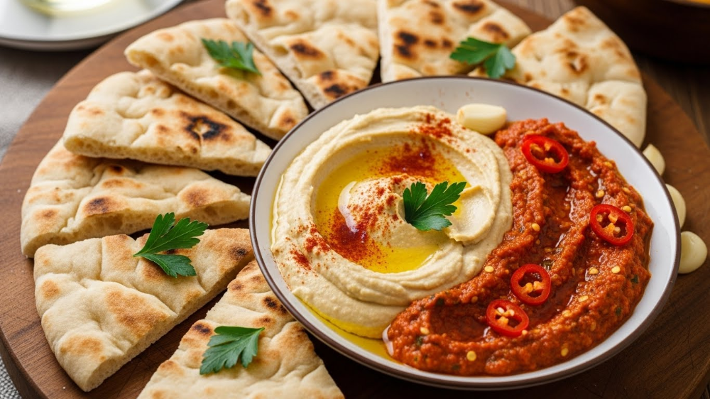 Pita With Dip