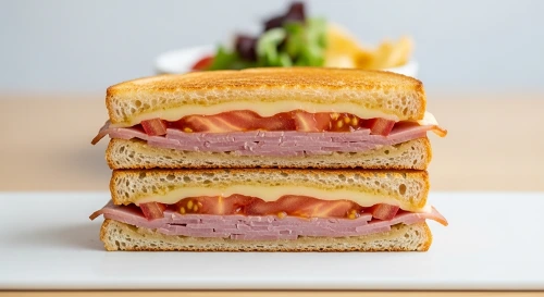 Ham, Cheese & Tomato Sourdough Toastie