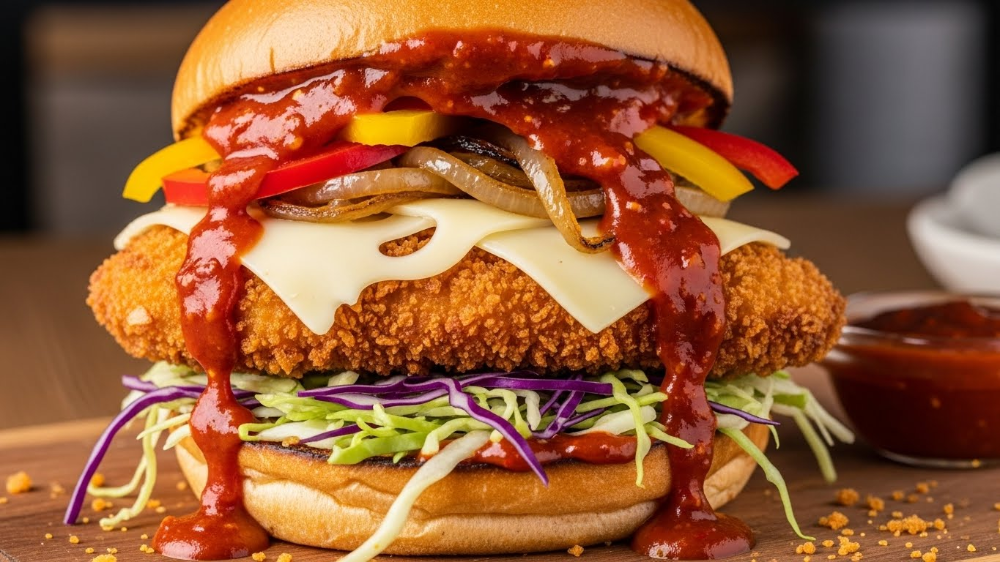 Chilli Chicken Burger (MILD)