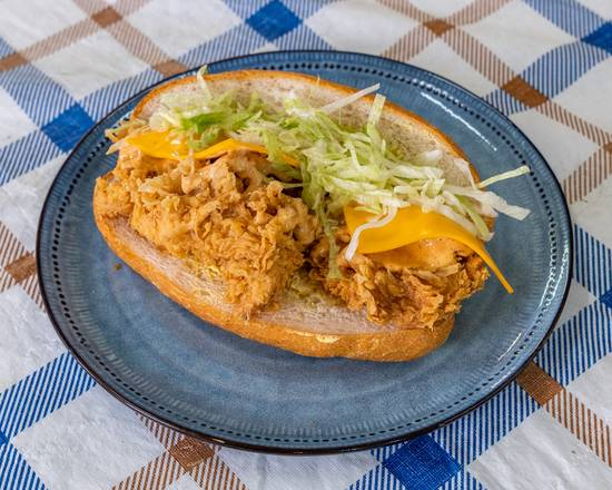 Crispy Chicken Tender and Cheese Roll
