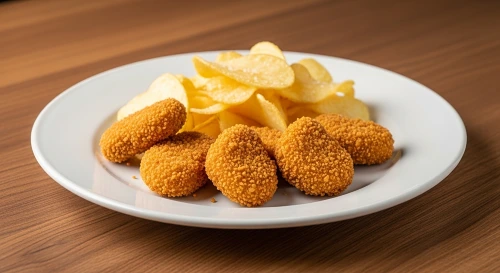 Chicken Nuggets and Chips