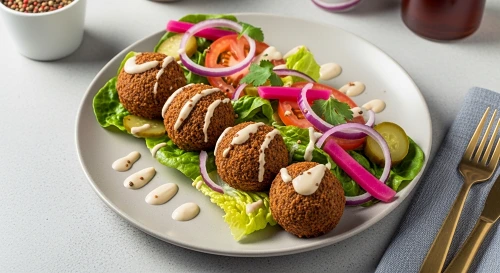 Open Falafel Plate (VG)