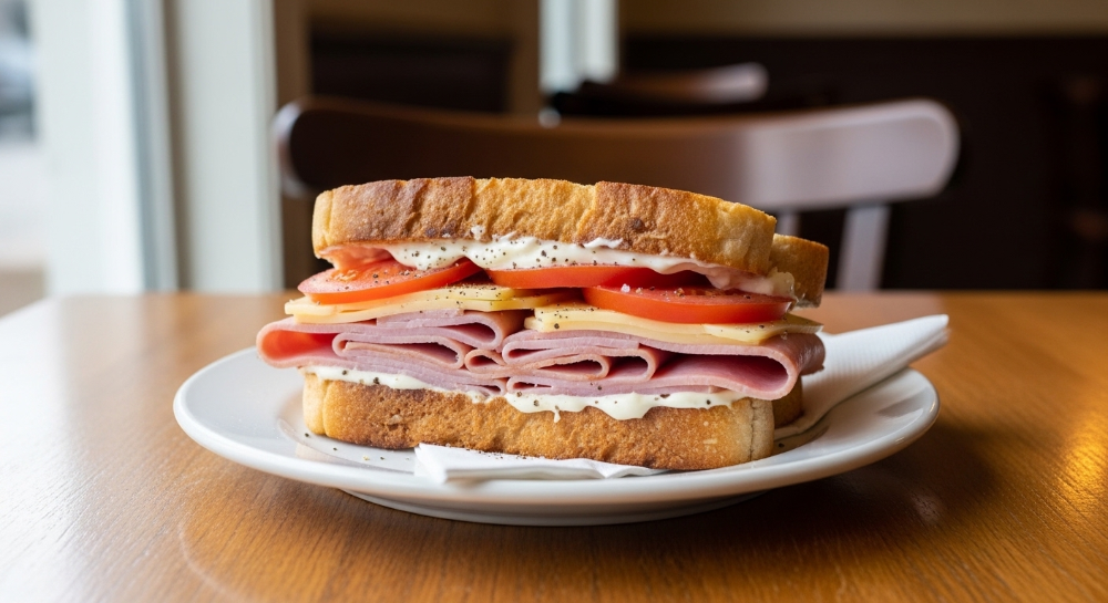 Ham, Cheese and Tomato Vintage