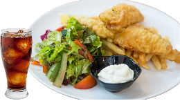 Ferry Special with Salad & can