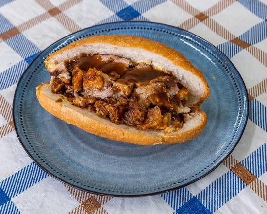 Crackling Roasted Pork with Gravy
