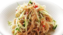 Jellyfish and Fish Skin Salad